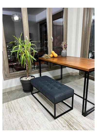 Antrasit Kapı Önü Mutfak Balkon Yemek Masası Ayak Ucu Bench