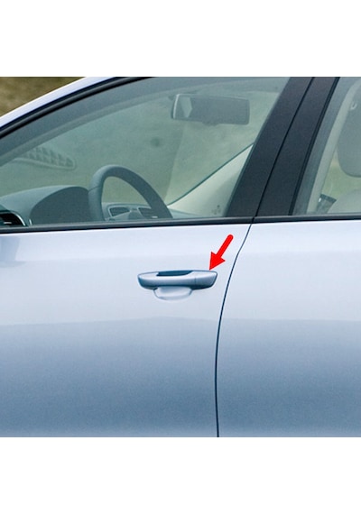 VW Golf 6 MK6 2009-2012 Sol Ön Kapı Kolu Kapağı Bademi 1K8837879
