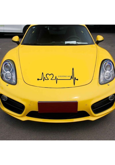 Nabız Atışı Kalp Araba Sticker, Oto Sticker