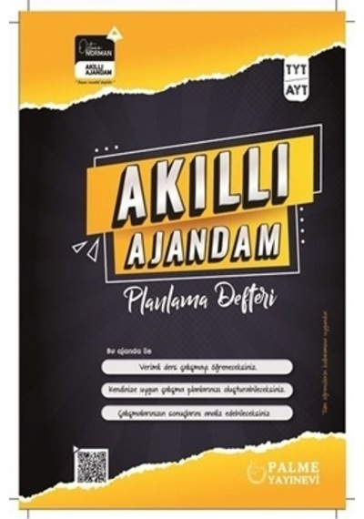Palme Yayınevi TYT - AYT Akıllı Ajandam Planlama Defteri