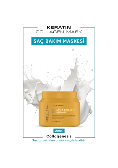Momentum Keratin & Collagen Saç Bakım Maskesi 500 ML