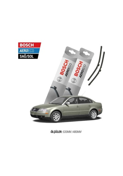 Bosch , Volkswagen Passat B5 2003 Model Bosch Aeroeco Muz Silecek Takımı