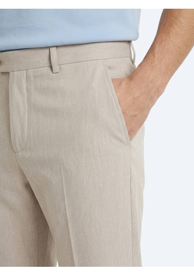 Kip Taş Kumaş Relaxed Fit Casual Keten Karışımlı Pantolon