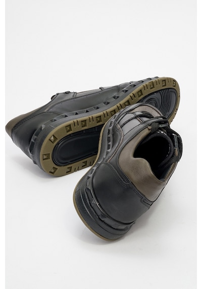 Erkek Kalın Taban Bağcıklı Comfort Casual Ayakkabı Gerçek Deri Mc 20398 Siyah/haki Siyah/haki Siyah - Haki Erkek Kalın Taban Bağcıklı Comfort Casual Ayakkabı Gerçek Deri Mc 20398 Siyah/haki Siyah/haki Siyah - Haki