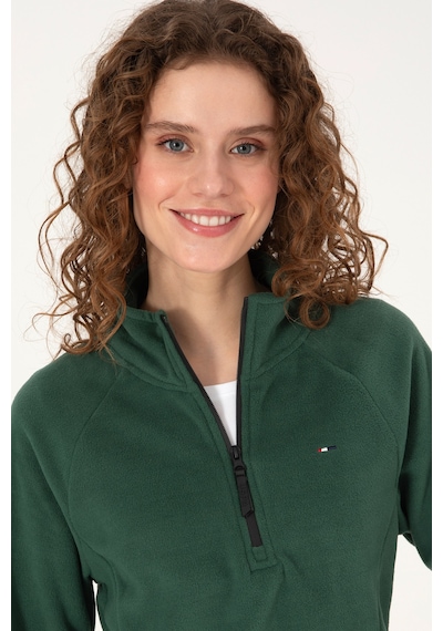 U.S. Polo Assn. U.s. Polo Assn. Kadın Koyu Yeşil Sweatshirt 50316714-vr079 Koyu Yesıl