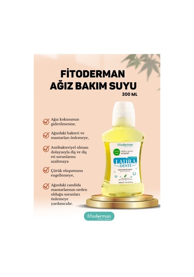 Fitoderman Lauradenti Ağız Bakım Suyu 300 ML