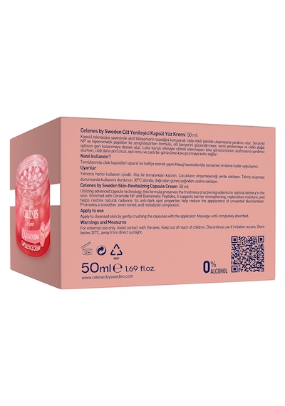 Celenes By Sweden Somon Dna Pdrn Bariyer Güçlendirici & Yenileyici Kapsül Yüz Kremi, 50 Ml