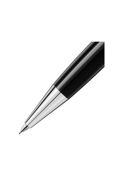 Montblanc Meisterstück Platin Kaplamalı Classique Mekanik Kalem, Siyah