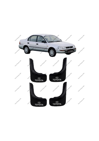 YeniDünyaOto Toyota Uyumlu Corolla 1993-1998 4'lü Ön Arka Paçalık - Çamurluk  -Tozluk TYT1UX020