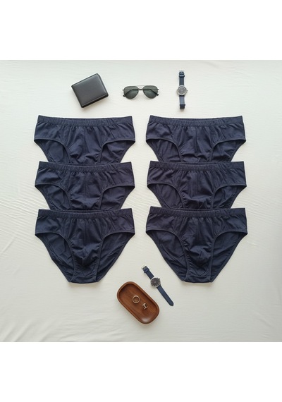 Bonbon Erkek 6'lı Paket Lacivert Renk Slip Bb2785