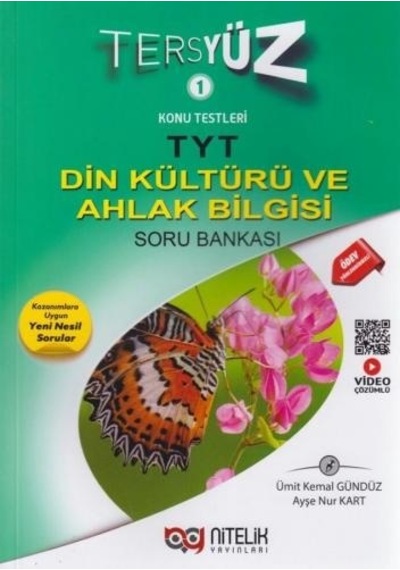 Nitelik Yayınları Tyt Din Kültürü ve Ahlak Bilgisi Tersyüz Soru