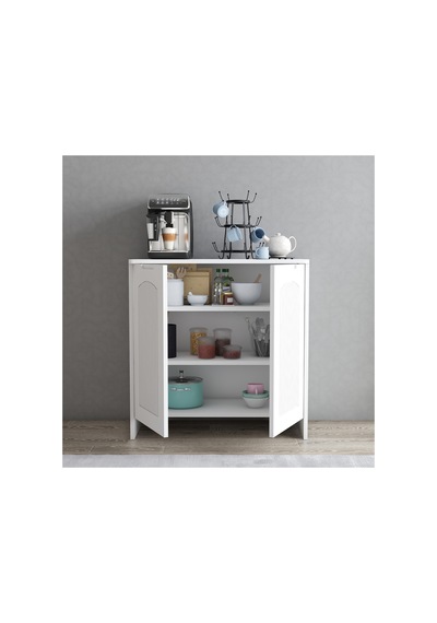 Boyalı Kapaklı Çok Amaçlı Dolap Mdf - Beyaz 2 Kapaklı, Raflı, Şık Ve Modern Tasarım 80x40x82 Cm Beyaz - 790528050 Beyaz Boyalı Kapaklı Çok Amaçlı Dolap Mdf - Beyaz 2 Kapaklı, Raflı, Şık Ve Modern Tasarım 80x40x82 Cm Beyaz - 790528050 Beyaz