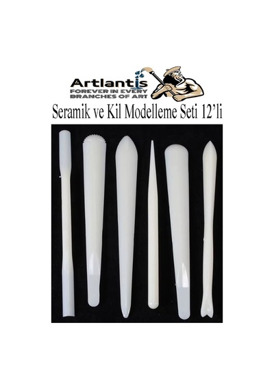 Seramik Kil Çömlek Modelleme Seti 12 Parça 1 Paket Polimer Kil Şekillendirici Modelaj Oyma Temizleme Marzipan Çiçek