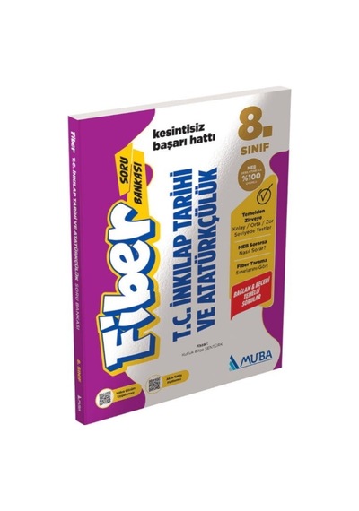 8. Sınıf T.c İnkılap Tarihi Ve Atatürkçülük Fiber Soru Bankası Muba Yayınları