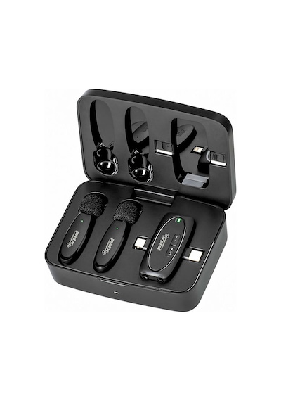 Pdx Plus,v10 Wireless, İkili Kablosuz Yaka Mikrofonu Youtube Android