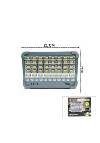 Lunaev Ip66 Güneş Enerjili Led Işık Solar Projektör - Powerbank Çakarlı Kamp - Dış Mekan Ps - D002a