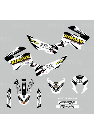 Mondial X-Treme Max 200 Hinson Design Beyaz Sticker Set 554688352