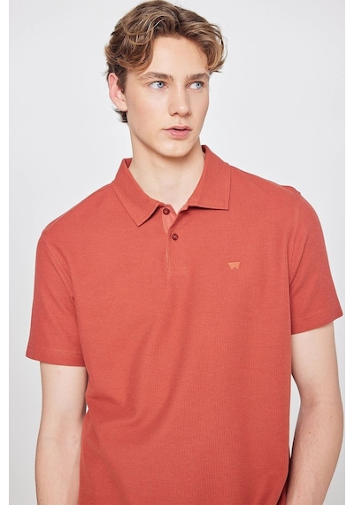 Wrangler Erkek Regular Fit Polo T-shirt Kiremit