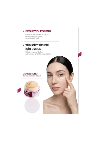 Kırışıklık Karşıtı & Sıkılaştırıcı Rebornic Teknolojili Kalsiyum Yüz & Göz Çevresi Kremi 50ml