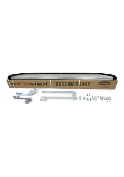 Omsa Line Kia Sorento Yan Basamak 2003-2009 Blackline Mat Siyah Alüminyum Alınlı Yan Koruma Basamak