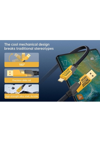 4 İn 1 Çoklu Usb Şarj Kablosu: 1,5 M, Type C To Lightning Örgü Şarj Kablosu Usb A/usb C 65w Tip C/27w Pd Her Cihaz Genel