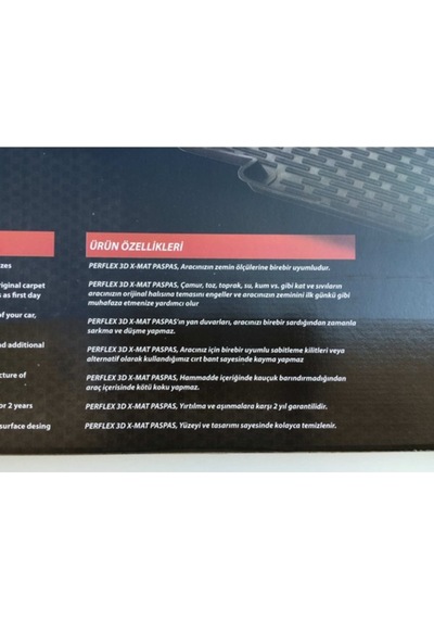 Perflex Hyundai I30 Paspas 3D Havuzlu Siyah
