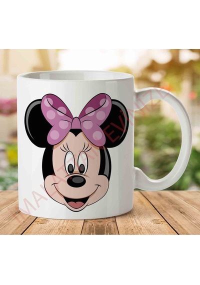 Minnie-mouse-high-quality-png İki Tarafı Baskılı Kupa Bardak.jpg Çok Renkli