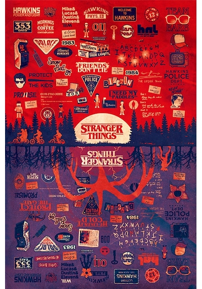 Stranger Thıngs The Upsıde Down Maxı Poster