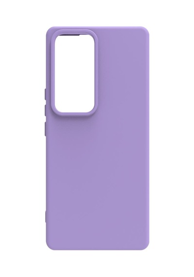 Vivo V30 Kılıf Kamera Korumalı Silikon Rubber Arka Kapak Lila