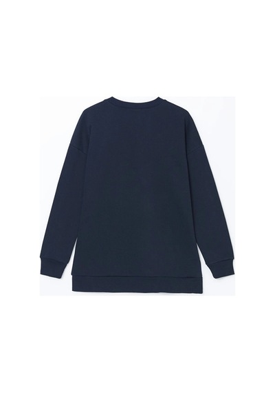 LC Waikiki Lcw Modest Lacivert Bisiklet Yaka Baskılı Oversize Kadın Sweatshili Oversize Kadin Sweatshirt Tunik LC Waikiki Lcw Modest Lacivert Bisiklet Yaka Baskılı Oversize Kadın Sweatshili Oversize Kadin Sweatshirt Tunik