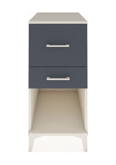 Kronos Komodin 2 Çekmeceli 44x59x96 Aytaşı-antrasit Aytaşı