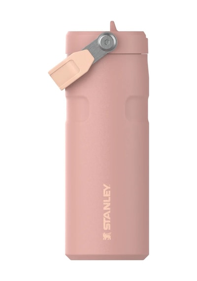 Stanley The Iceflow Flip Straw 2.0 Pipetli Termos Bardak 0.47 Lt / Peach Rose Pembe