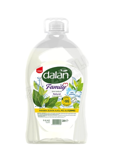 2 Adet Dalan Family Sıvı Sabun Natural 3000 Ml