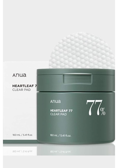 Defacto Anua - Heartleaf 77% Clear Pad (Gözenek ve Siyah Nokta Karşıtı Asitli Tonik Ped) 160ml H6477AXNS Defacto Anua - Heartleaf 77% Clear Pad (Gözenek ve Siyah Nokta Karşıtı Asitli Tonik Ped) 160ml H6477AXNS