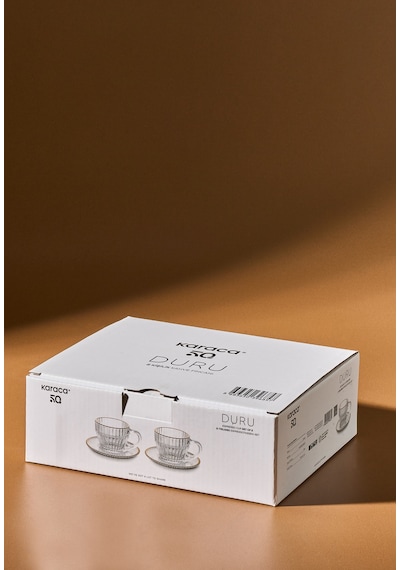 Karaca Duru 2 Kişilik Kahve Fincanı 110 Ml Beyaz