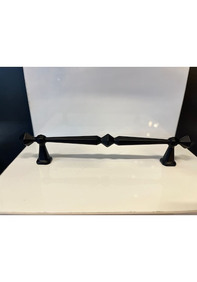 Napoli Metal Kulp 96mm Mat Siyah Dolap Kapak Modern Tv Ünite Çekmece Mobilya Komidin Mat Siyah