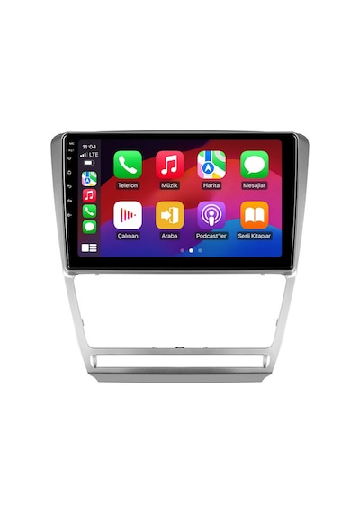 Skoda Octavia 2008-2012 Android Multimedya Carplay Android Auto Navigasyon 8gb Ram 128gb Pro 10"