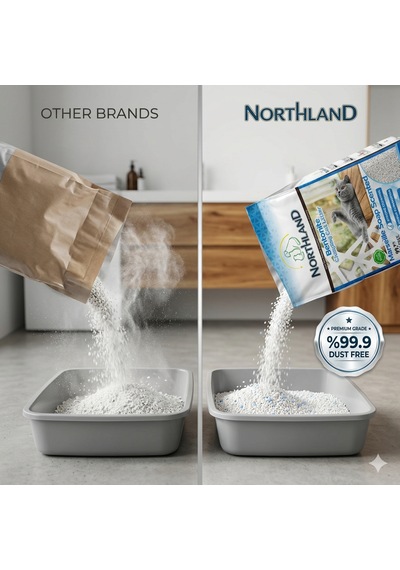 Northland Doğal Bentonite- Süper Topaklanan Marsilya Sabun Kokulu Kedi Kumu 10 Lt X 2 Adet