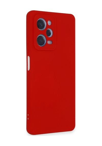 Newface - 866 - Xiaomi Redmi Note 12 Pro 5g Kılıf Nano İçi Kadife Silikon - Csmo-tex - - Kırmızı