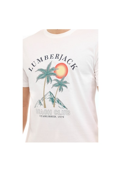 Lumberjack Ml Jacop 11hl107 5pr Beyaz Erkek Kısa Kol T-shirt