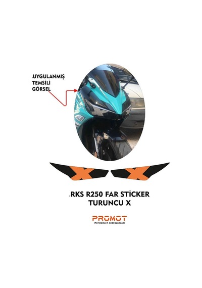 Rks R250 2023 - 2026 Uyumlu Far Sticker 07 Diğer