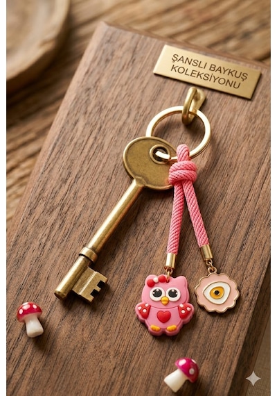Pembe Anahtarlık Açık Pembe