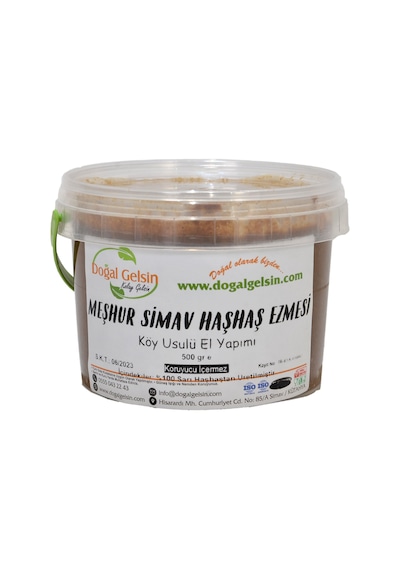 Doğal Gelsin Meşhur Simav Haşhaş Ezmesi 500 G