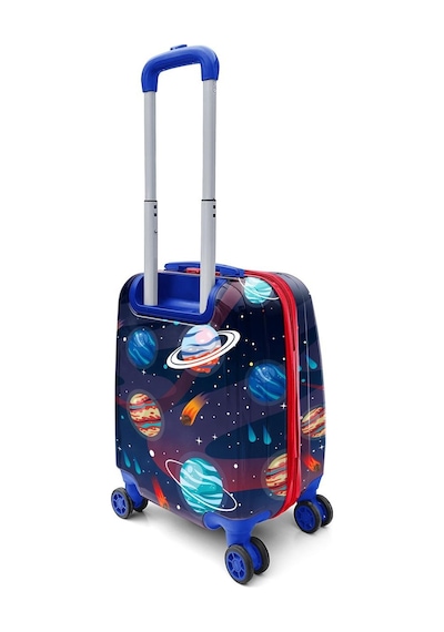 Coral High Kids Saks Mavi Astronot Desenli Çocuk Valizi 16743