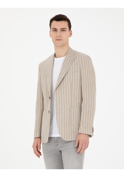 Pierre Cardin Erkek Açık Kahverengi Ceket 50284995-vr002
