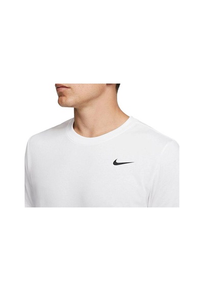 Nike M Nk Df Tee Dfc Crew Solid Erkek Antrenman Tişörtü Ar6029-100 Beyaz Beyaz