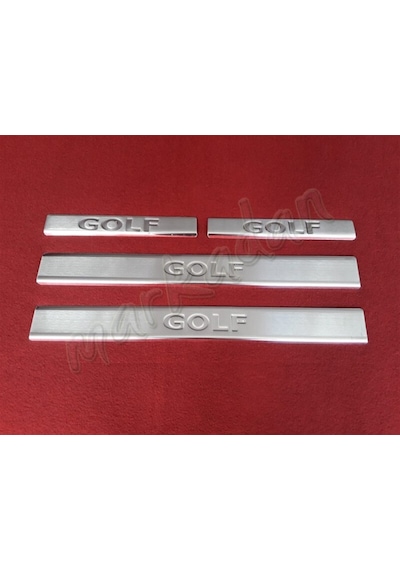 Db Chrome Vw Golf 5 Krom Kapı Eşiği 2004-2009 4 Parça P.Çelik
