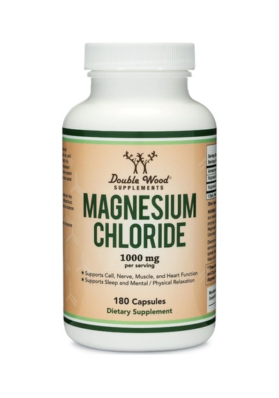 Double Wood Magnesium Chloride Cloruro De Magnesio 180 Caps...