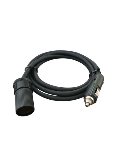 Araç Çakmaklık Uzatma Kablosu 12-24 Volt 16 Amper 2 X1,5mm Ttr Bakır 2 Mt-siyah