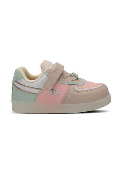 Slazenger PERLE Çocuk Cırt Cırtlı Bej Sneaker